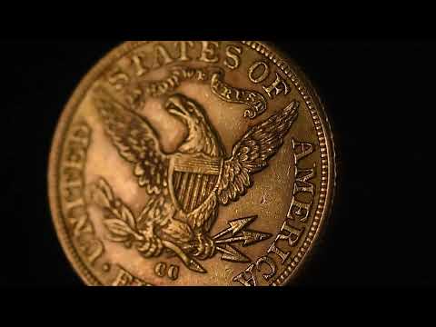 Moneta, Stati Uniti, Coronet Head, $5, Half Eagle, 1890, U.S. Mint, Carson City