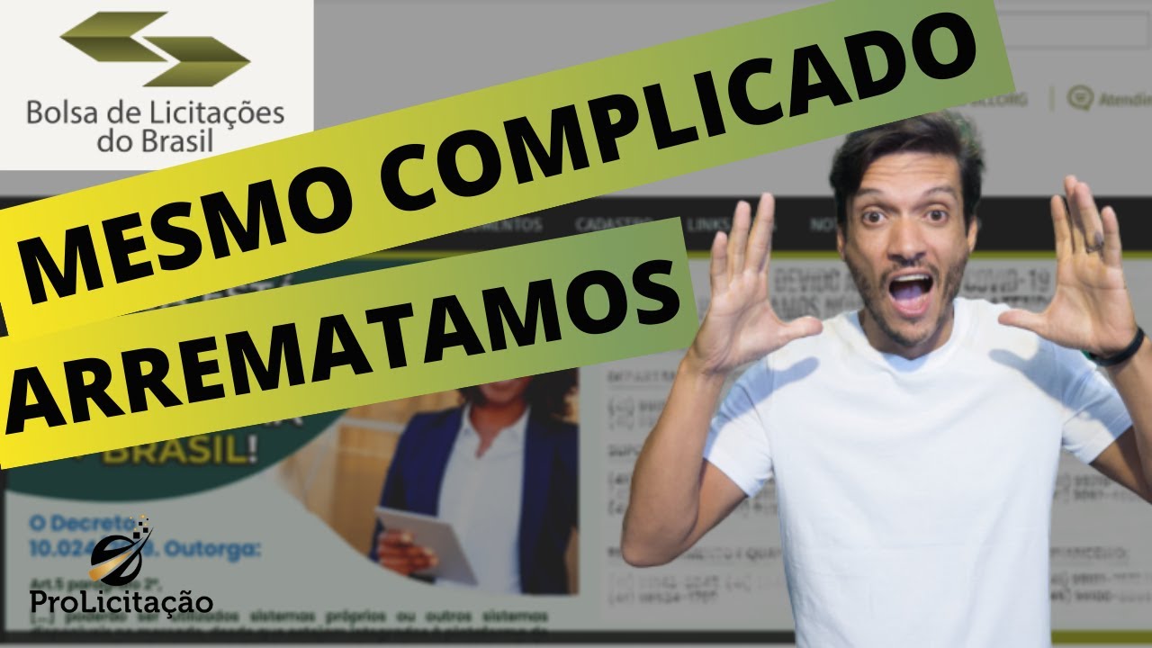 FASE DE LANCES NA BOLSA DE LICITAÇÕES DO BRASIL - BLL