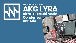 Video thumbnail for Product Overview: AKG LYRA Ultra-HD Multi Mode Condenser USB Microphone by Noisegate