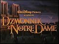 Dzwonnik Z Notre Dame 2 1996 The Hunchback Of Notre Dame Zwiastun VHS