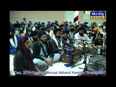 050 Toronto Dec. 2014 Smaagam - Thursday Evening Keertan - Bh. Gurdeep Singh Jee Toronto