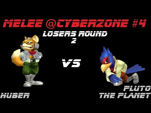 Melee @CyberZone #4: Huber (Fox) vs Pluto the Planet (Falco) - LR2