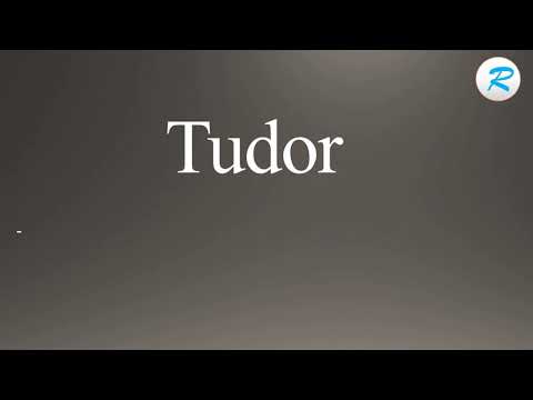 How to pronounce Tudor