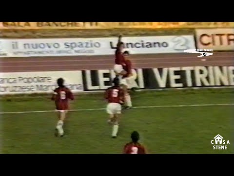 PESCARA-MILAN 0-2 SERIE A 1987-88 IL PRIMO GOL IN MASSIMA SERIE PER MARIO BORTOLAZZI #CASASTENE