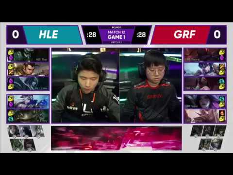PENTAKILL VIPER (KAISA)  GRF x HLE - Game 1 -  Highlights  - LCK Spring 2019