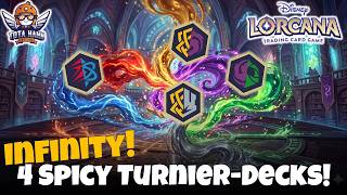 4 SPICY Infinity-Decks für die Lorcana Challenge Dortmund! | Disney Lorcana