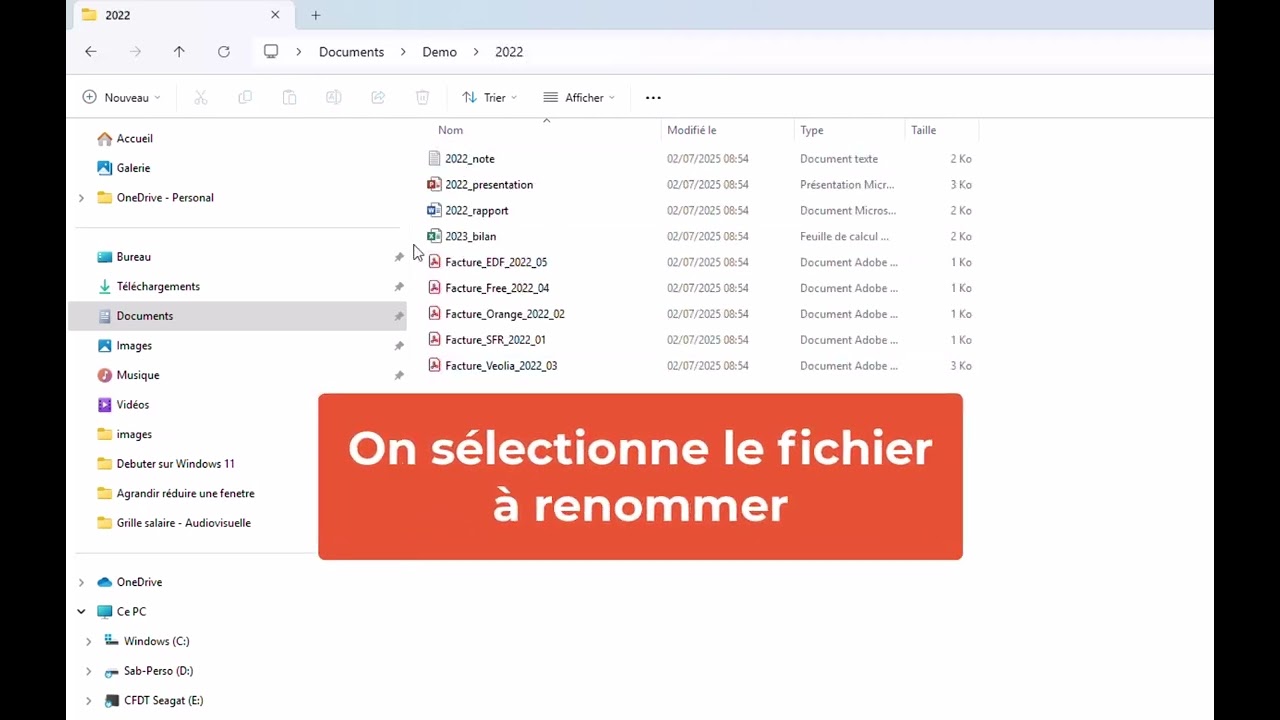 Renommer un fichier