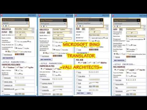 How to use Language Translate on Vali Architect's SketchUp Extensions