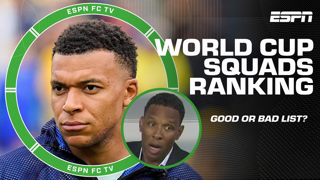 Shaka Hislop gives his World Cup squads power rankings 🏆 | ESPN FC