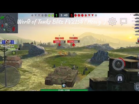 WoT Blitz FV215b (Heavy ) 😂 WOT Music 5724 Damage 5 Kills + Mastery Badge + 2 VS 6