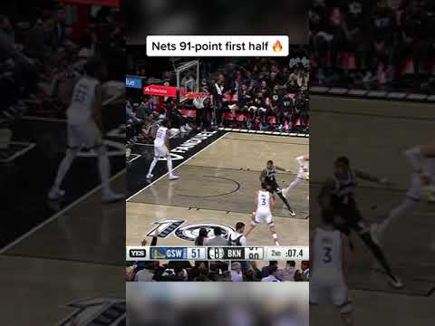 Nets were hyped after KD scored their 91st point in the first half 🤯