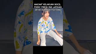 Download lagu kelakuan jkt48 freya fiony pas latihan jkt48 summer festival | JKT48 TV MICHIE MARSHA ZEE #jkt48 mp3