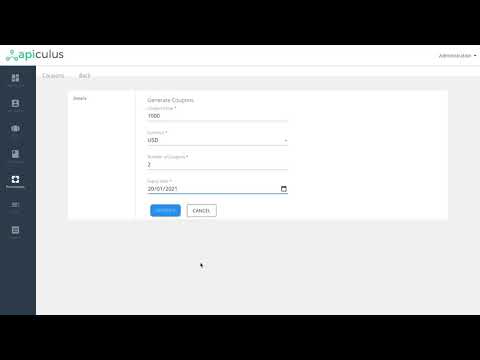 Creating Single-use Cash Coupons and Vouchers // apiculus 101