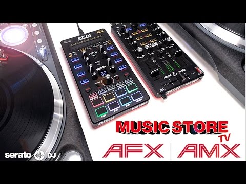 AKAI AMX + AFX Serato DJ Controller Demo @ MUSIC STORE