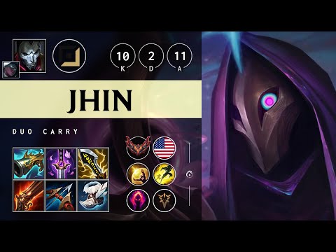 Jhin ADC vs Caitlyn: Legendary - NA Grandmaster Patch 14.22
