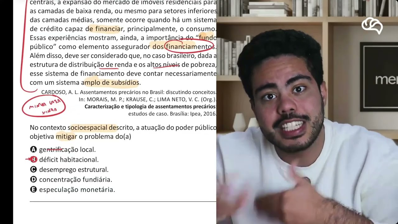 Resolução em Vídeo — Questão 88 ENEM 2025 Belém