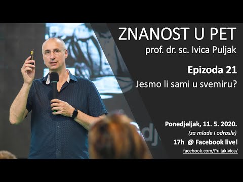 Znanost u pet S01E21 - Jesmo li sami u svemiru? (za mlade i odrasle)