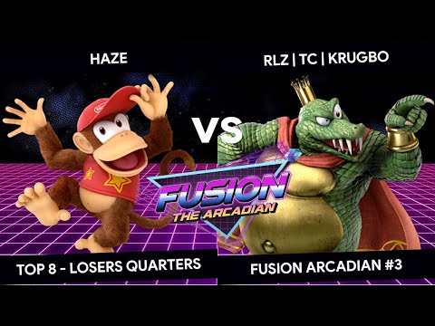 Fusion Arcadian #3 - Haze (Diddy Kong) vs Krugbo (King K. Rool) - Top 8 - Losers Quarters
