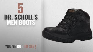 Top 10 Dr. Scholl'S Men Boots [ Winter 2018 ]: Dr. Scholl's Men's Climber Work Boot, Black, 11 W US