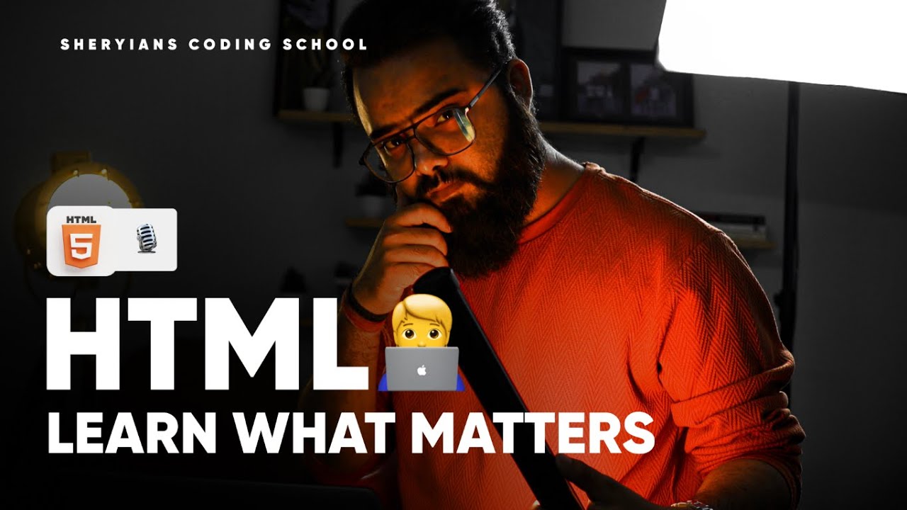 HTML Crash Course: Master the Essentials in One Video! Start Your Front-End Journey Today!