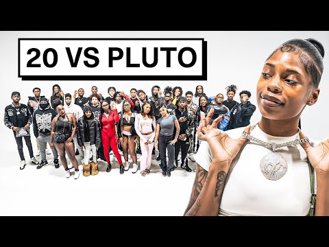 20 PEOPLE VS 1 RAPPER: PLUTO