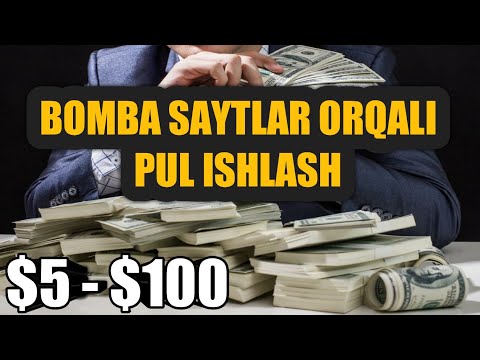 BOMBA SAYTLAR ORQALI PUL ISHLASH  Телефонда кандай килиб пул ишлаш