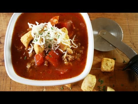 Hearty Pizza Soup recipe