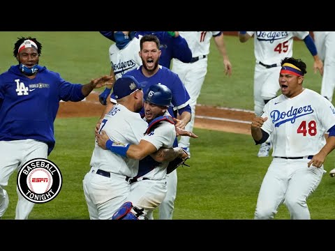 對洛杉磯道奇隊贏得2020年世界大賽的反應｜棒球之夜 (Reaction to the Los Angeles Dodgers winning the 2020 World Series | Baseball Tonight)