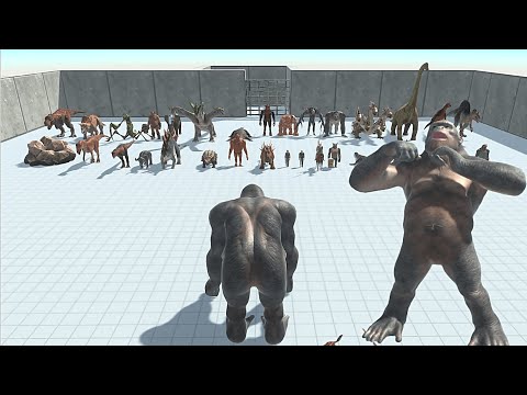 New Update GORO Remastered VS Every Strong Units - Animal Revolt Battle Simulator