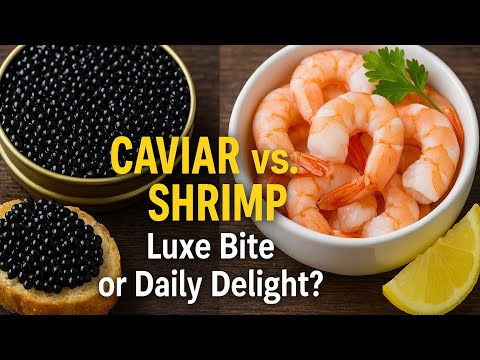 Caviar vs. Shrimp: Luxe Bite or Daily Delight?