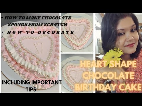 My First Cake Making Video | Eggless Chocolate Birthday Cake Tutorial | Recipe | #viral #cake #video