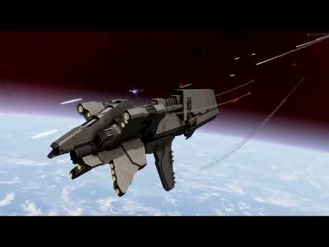 Kandosii Dreadnaught Vs Savage Destroyer - Star Wars: Empire At War Remake NPC Battle