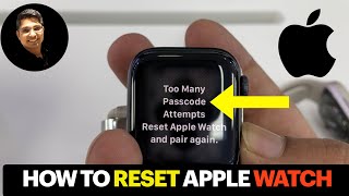Too Many passcode attempts rest apple watch and pair again .