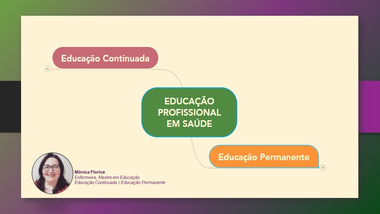Educação Profissional em Saúde: educação continuada x educação permanente