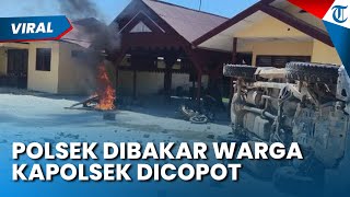 BUNTUT PEMBAKARAN POLSEK MUARA BATANG GADIS, Kapolsek Dicopot, Bandar Narkoba Ditangkap Lagi