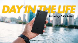 Samsung Galaxy S22 Ultra - Day In The Life Review | From Apple Fan Boy (Battery & Camera Test)