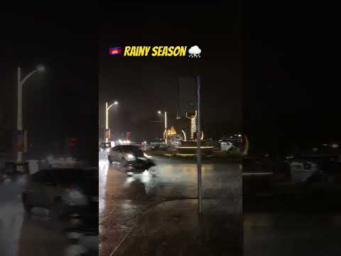 🇰🇭 Rainy Season ⛈️ #cambodia #siemreap #rainyseasonvibes #monsoonseason #visitcambodia