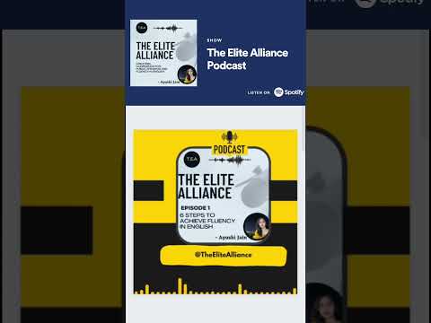 Episode 1 - 6 Steps To Achieve Fluency in English