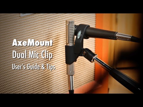 AxeMount Dual Microphone Clip for R-121 & SM57