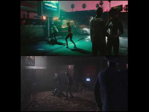 Cyberpunk 2077 Vs Pootispunk 2007 Trailer comparison