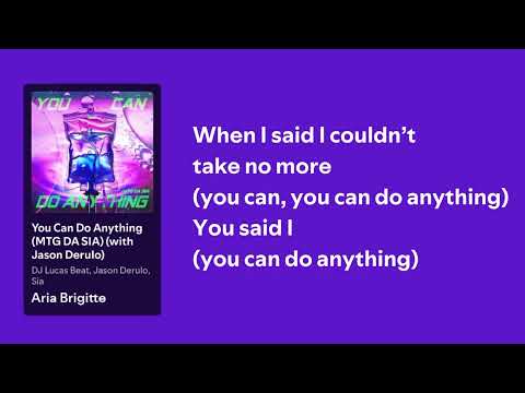 Jason Derulo, Dj Lucas Beat & Sia - You Can't Do Anything (Lyrics)