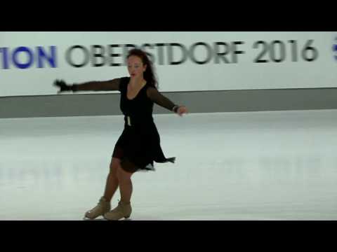 Irene Heyroth-Gold Ladies III Artistic Freeskate - 2016 Oberstdorf
