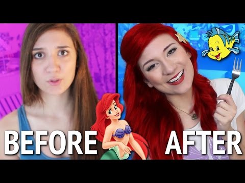 HOW TO DYE & KEEP RED MERMAID HAIR - ft. Ariel