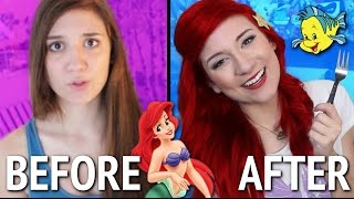 HOW TO DYE & KEEP RED MERMAID HAIR - ft. Ariel
