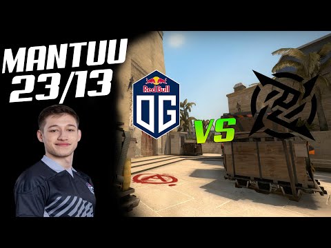 CSGO POV OG MANTUU (23/13) VS NIP MIRAGE IEM Summer 2021 03.06.21!