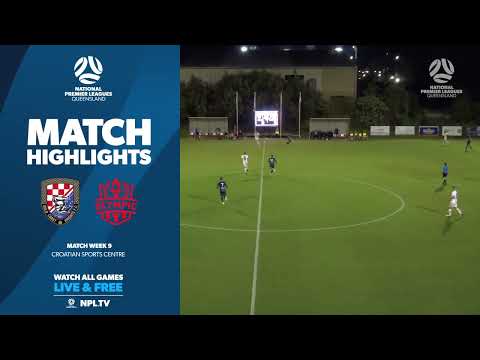 NPL Men's R9   Gold Coast Knights vs  Olympic FC Highlights