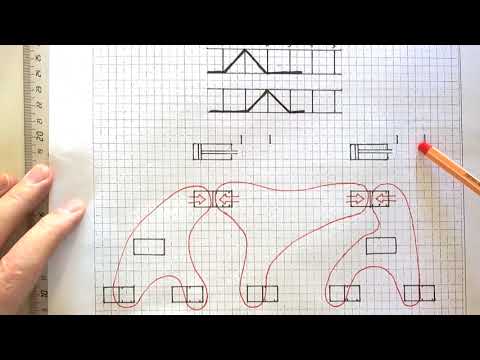 Entwicklung einer Pneumatik-Schaltung aus dem Weg- Schritt- Diagamm