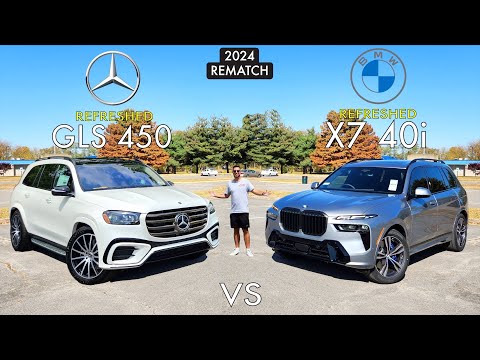 RIVAL REMATCH! -- 2024 BMW X7 vs. 2024 Mercedes GLS: Comparison