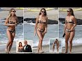 Kevin Costner S Bikini Clad Ex Christine Baumgartner Looks Jovial As She Hits The Beach In Hawaii