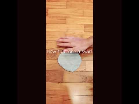 My first slime video: how to make a swirl